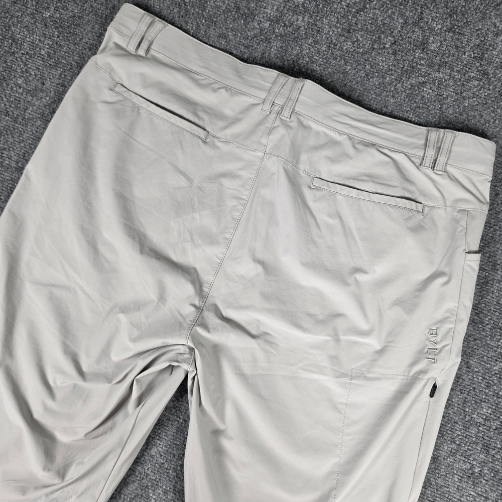 BYLT Ace Jogger Men 38 Gray Premium Basics Performance Stretch Pants